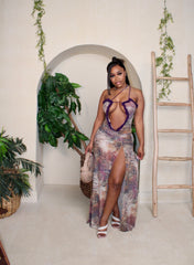 Cut Ties Multi Maxi Dress