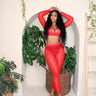 Lace Dream Red Pants Set