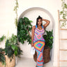 Sapphire Crochet Maxi Dress m