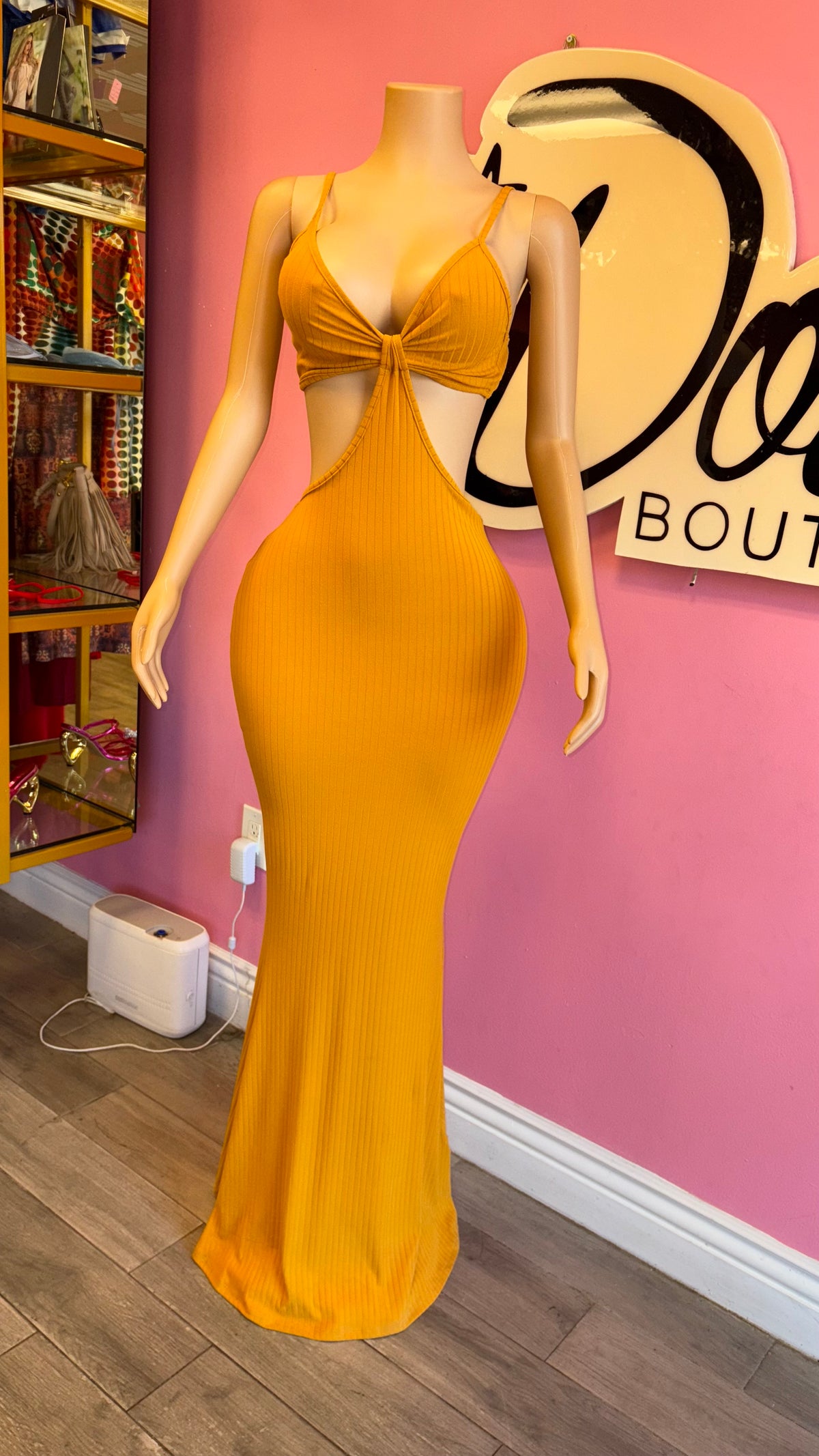 Golden Hour Cutout Maxi Dress