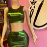 Emerald Glow Two-Piece Set