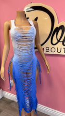 Ocean Waves Knit Cover-Up