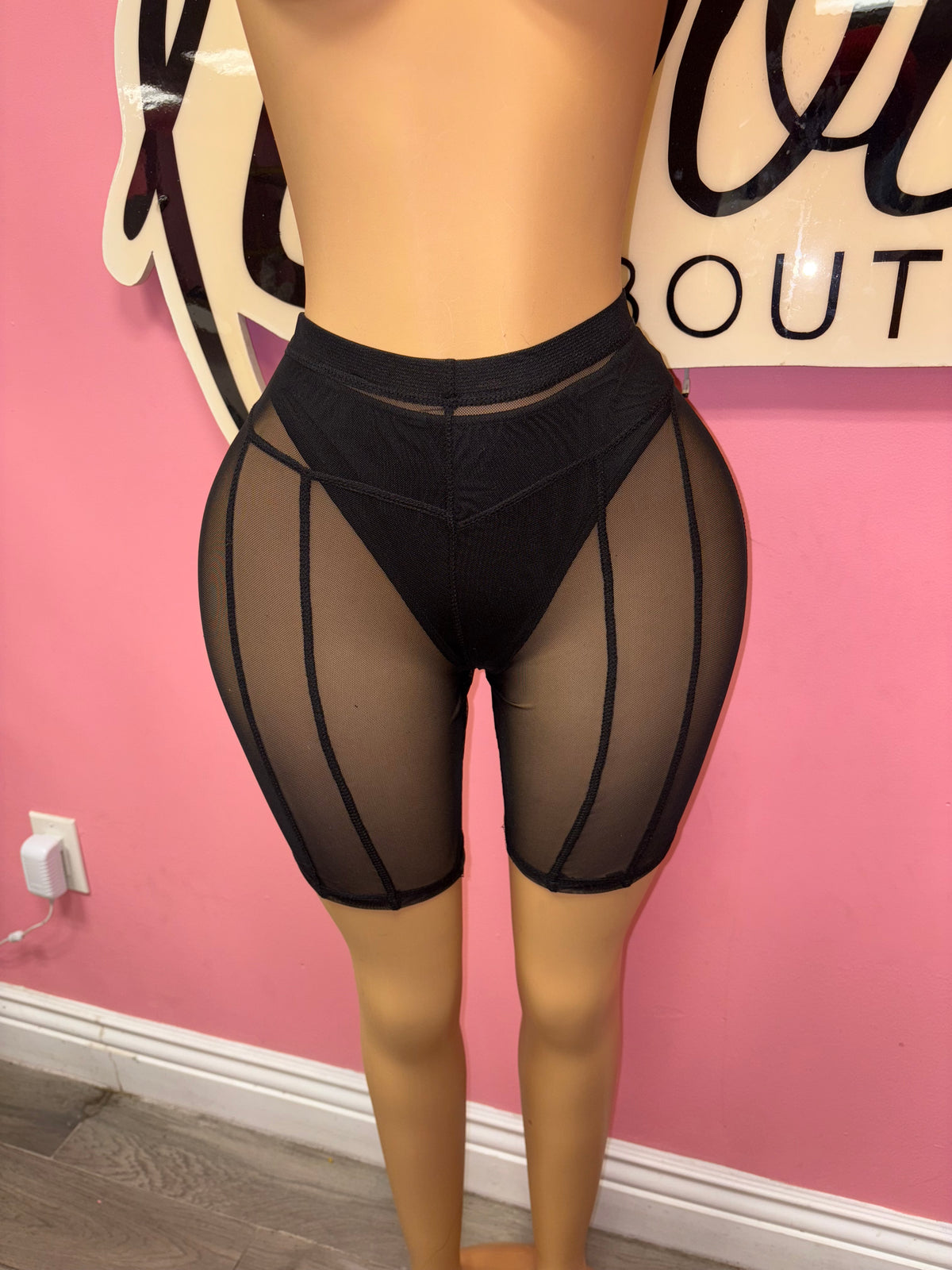 Sheer Temptation Mesh Shorts