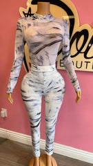 Marble Elegance Two-Piece Set