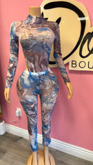 Marble Luxe Two-Piece Set