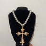 Royal Anointing Pearl Cross Necklace
