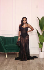 Dripped in Lace Gown